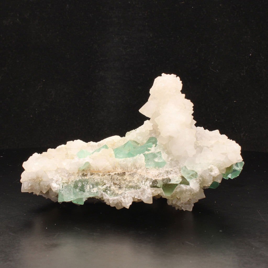 Get your Quartz-Encrusted Fluorite Octahedra Beauty online now or in store at Forever Gems in Franschhoek, South Africa