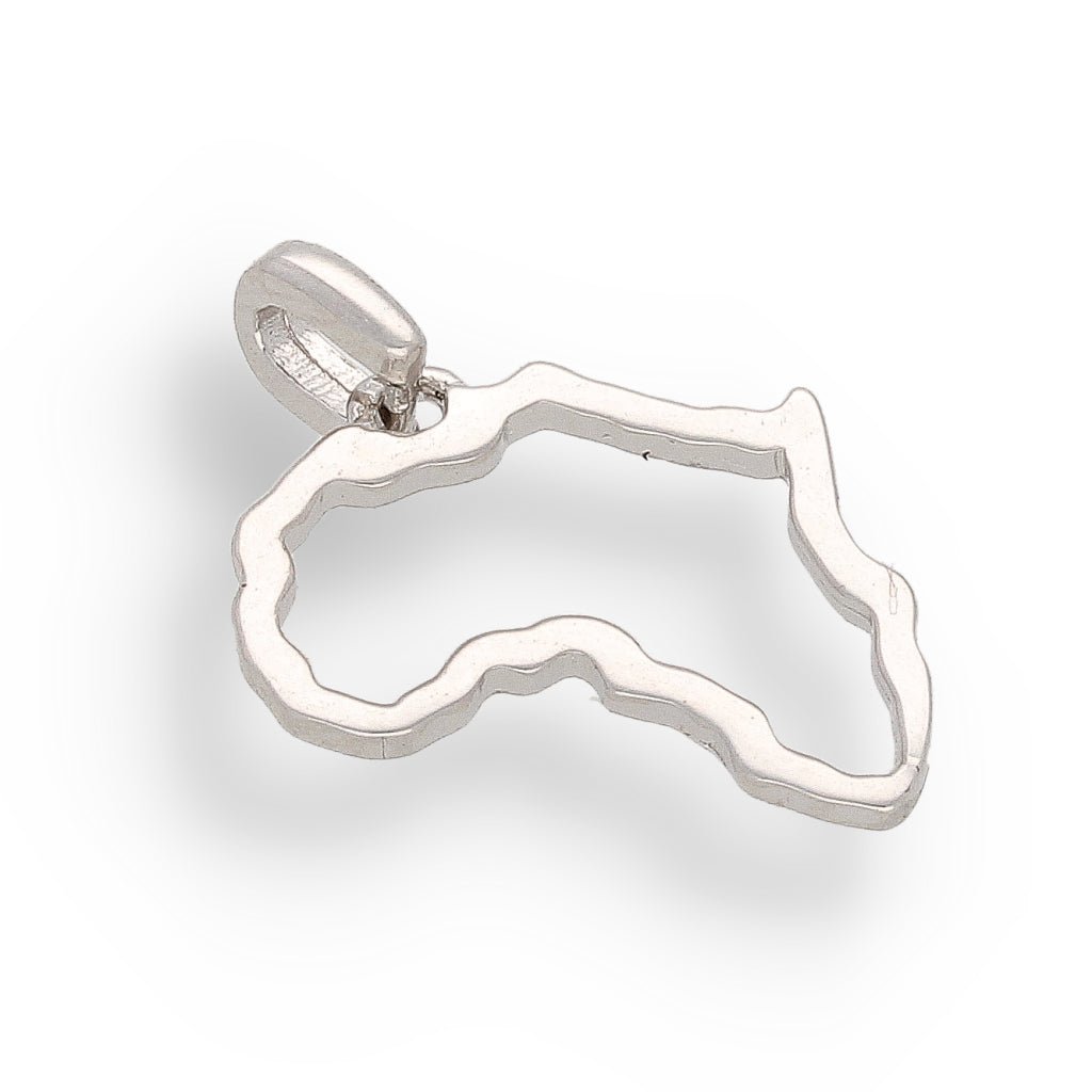 Get your Heart of Africa: Petite Africa Outline online now or in store at Forever Gems in Franschhoek, South Africa