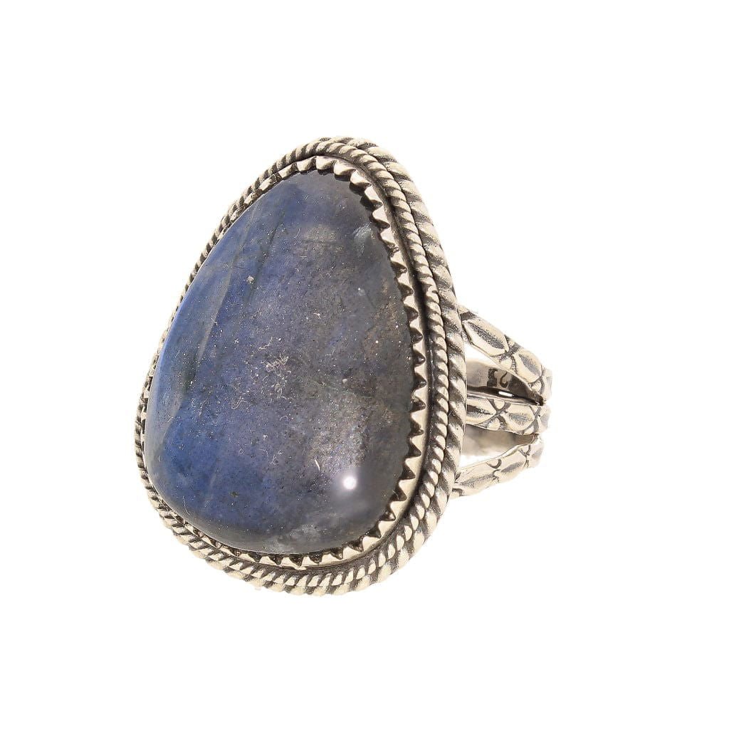 Get your Labradorite Dreams: Handcrafted Sterling Silver Ring Set on Tri-Band Texture online now or in store at Forever Gems in Franschhoek, South Africa