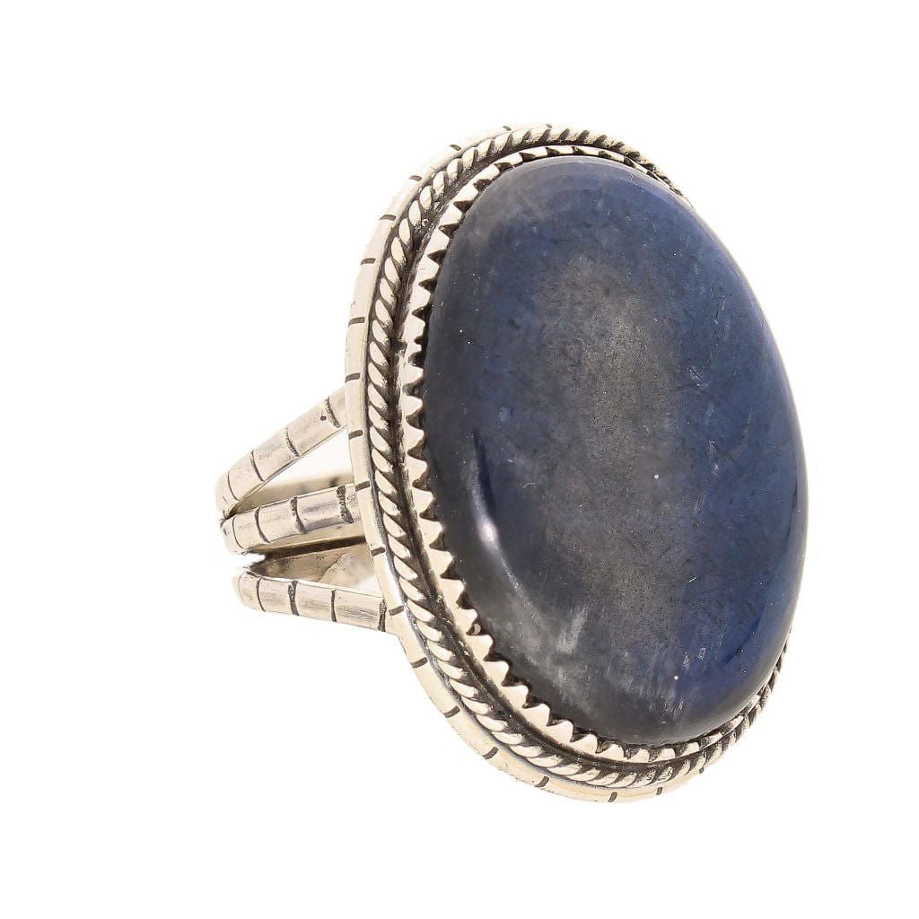 Get your Labradorite Dreams: Handcrafted Sterling Silver Ring Set on Tri-Band Texture online now or in store at Forever Gems in Franschhoek, South Africa