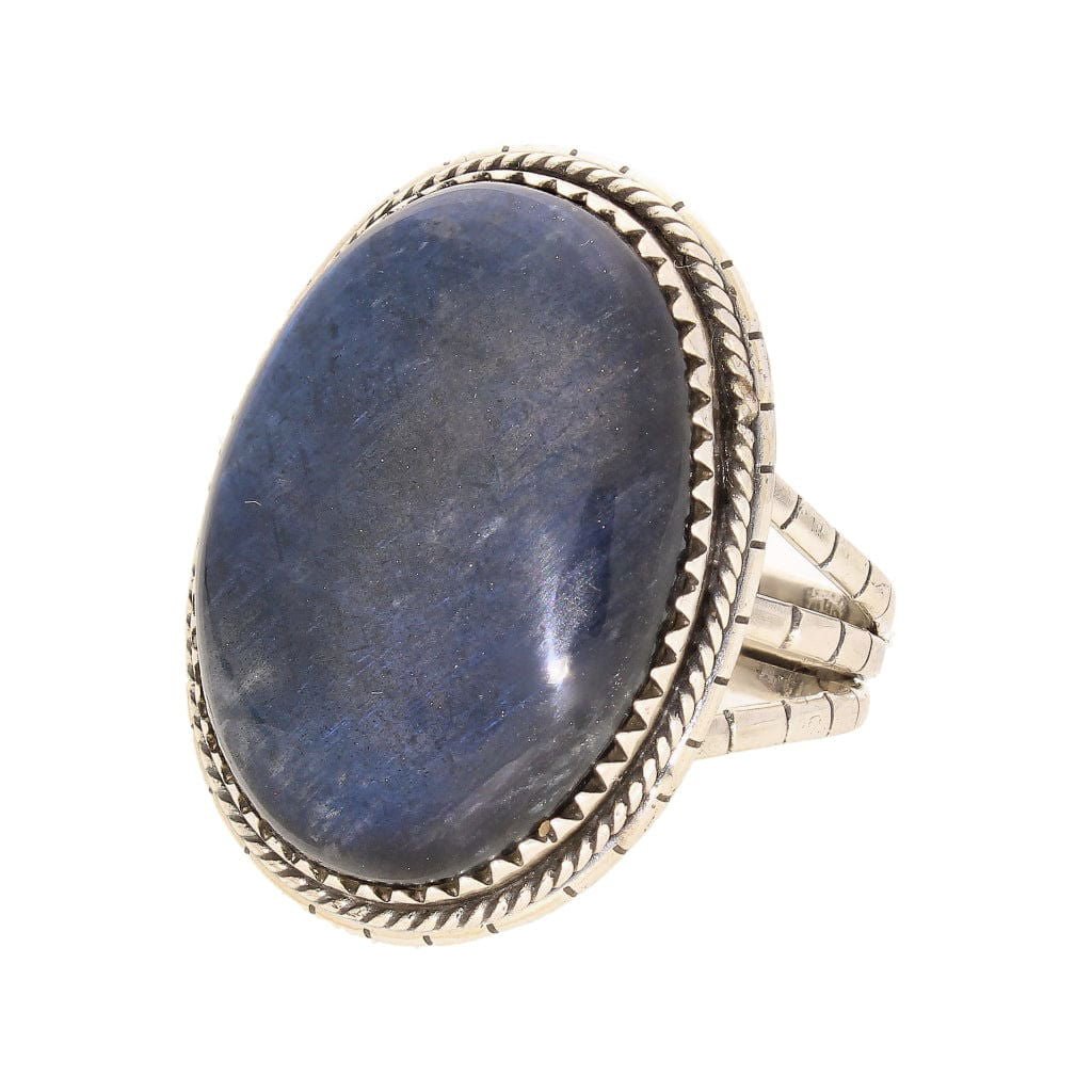 Get your Labradorite Dreams: Handcrafted Sterling Silver Ring Set on Tri-Band Texture online now or in store at Forever Gems in Franschhoek, South Africa