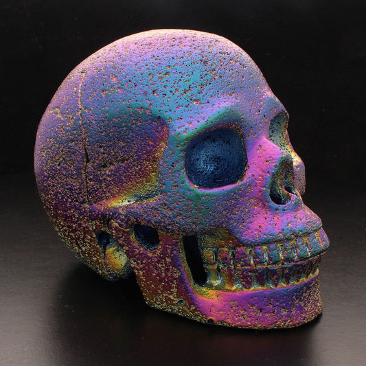 Get your Large Aura Lava Stone Crystal Skull online now or in store at Forever Gems in Franschhoek, South Africa