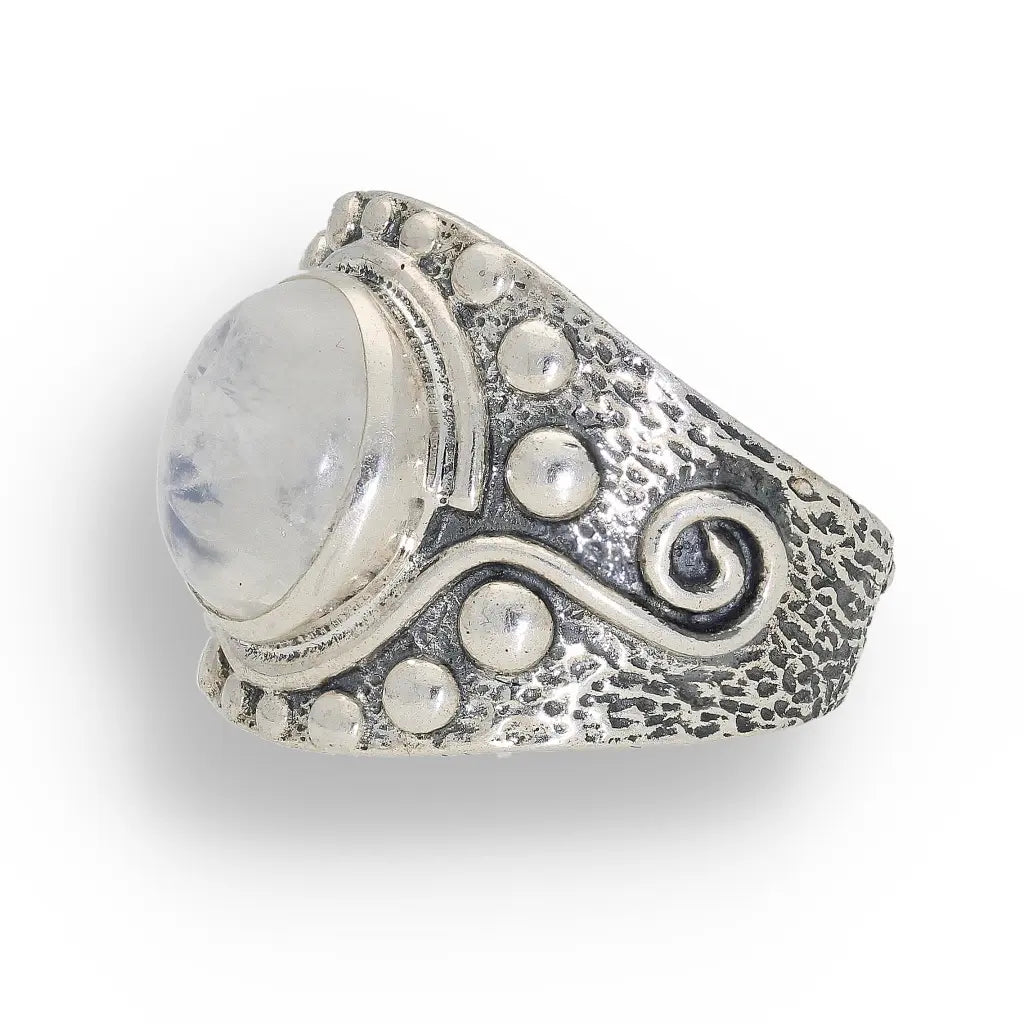 Buy your Moonstone Radiance: Whimsical Wave Ring online now or in store at Forever Gems in Franschhoek, South Africa