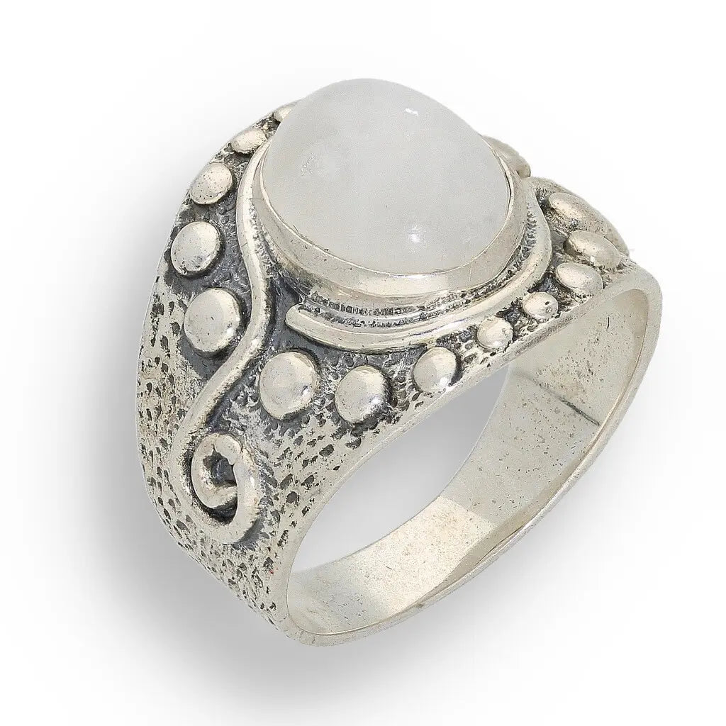 Buy your Moonstone Radiance: Whimsical Wave Ring online now or in store at Forever Gems in Franschhoek, South Africa