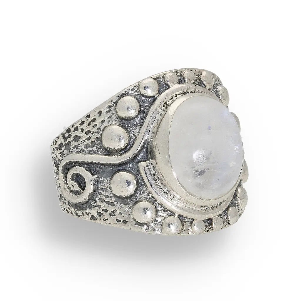 Buy your Moonstone Radiance: Whimsical Wave Ring online now or in store at Forever Gems in Franschhoek, South Africa