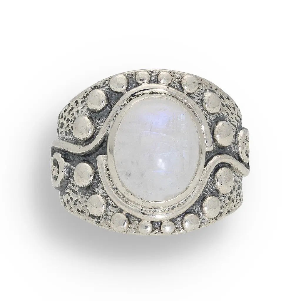 Buy your Moonstone Radiance: Whimsical Wave Ring online now or in store at Forever Gems in Franschhoek, South Africa