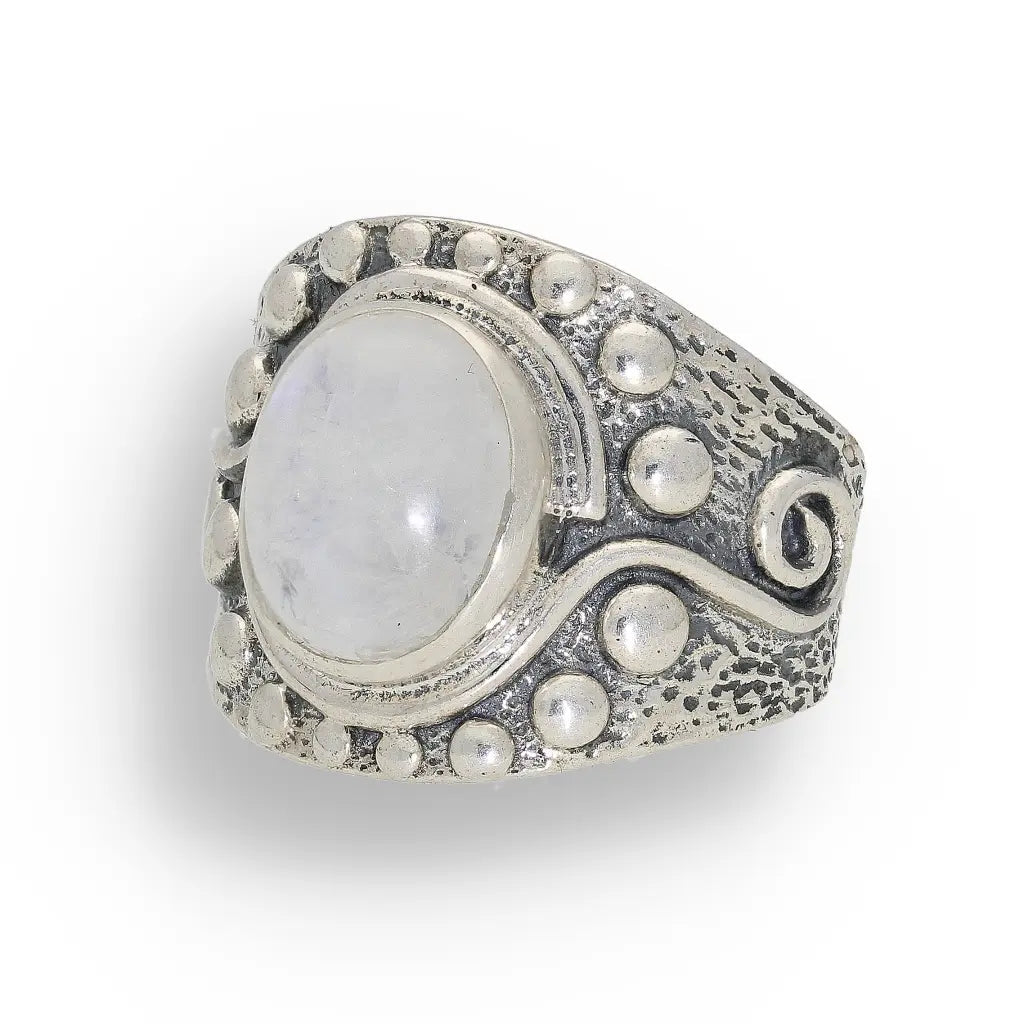 Buy your Moonstone Radiance: Whimsical Wave Ring online now or in store at Forever Gems in Franschhoek, South Africa