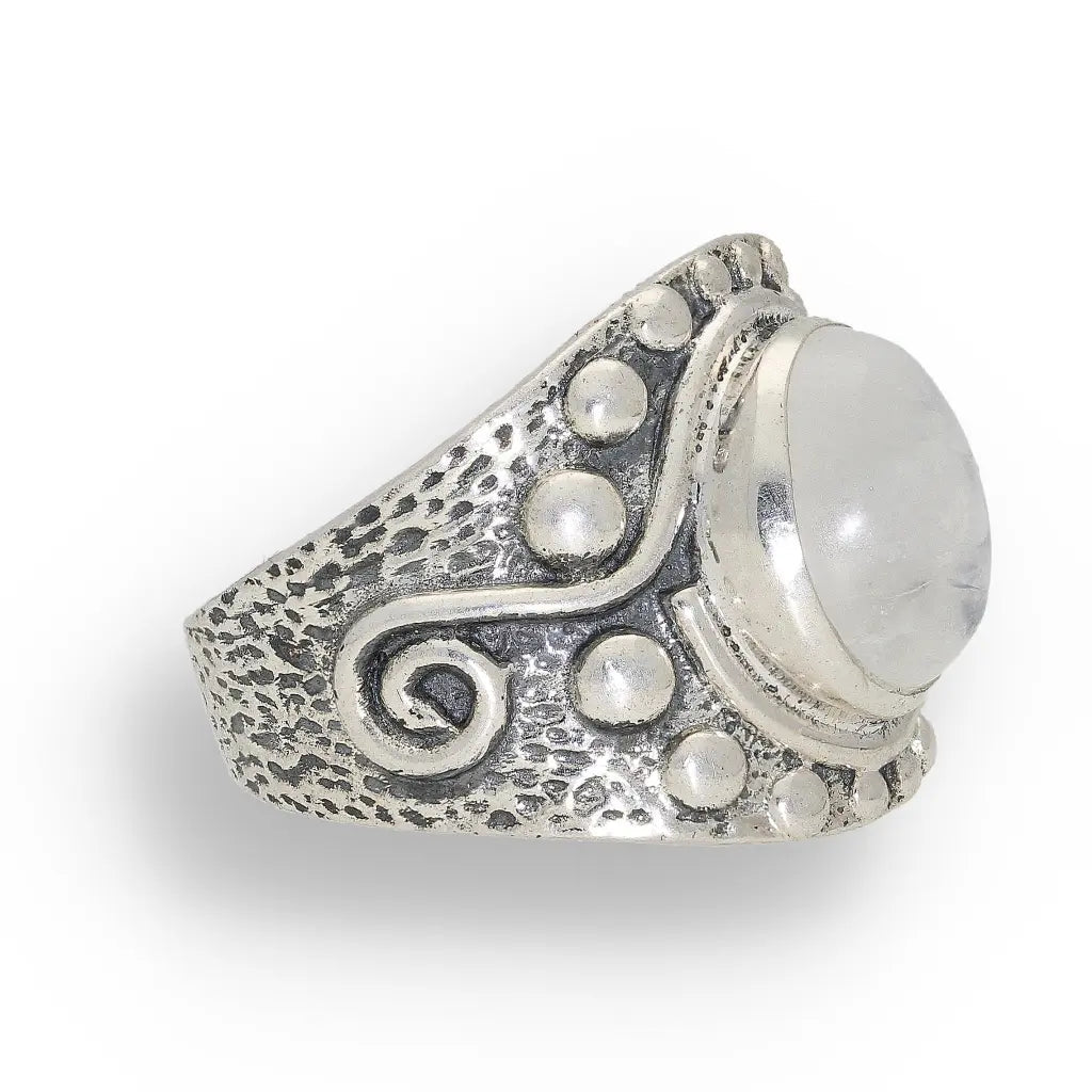 Buy your Moonstone Radiance: Whimsical Wave Ring online now or in store at Forever Gems in Franschhoek, South Africa