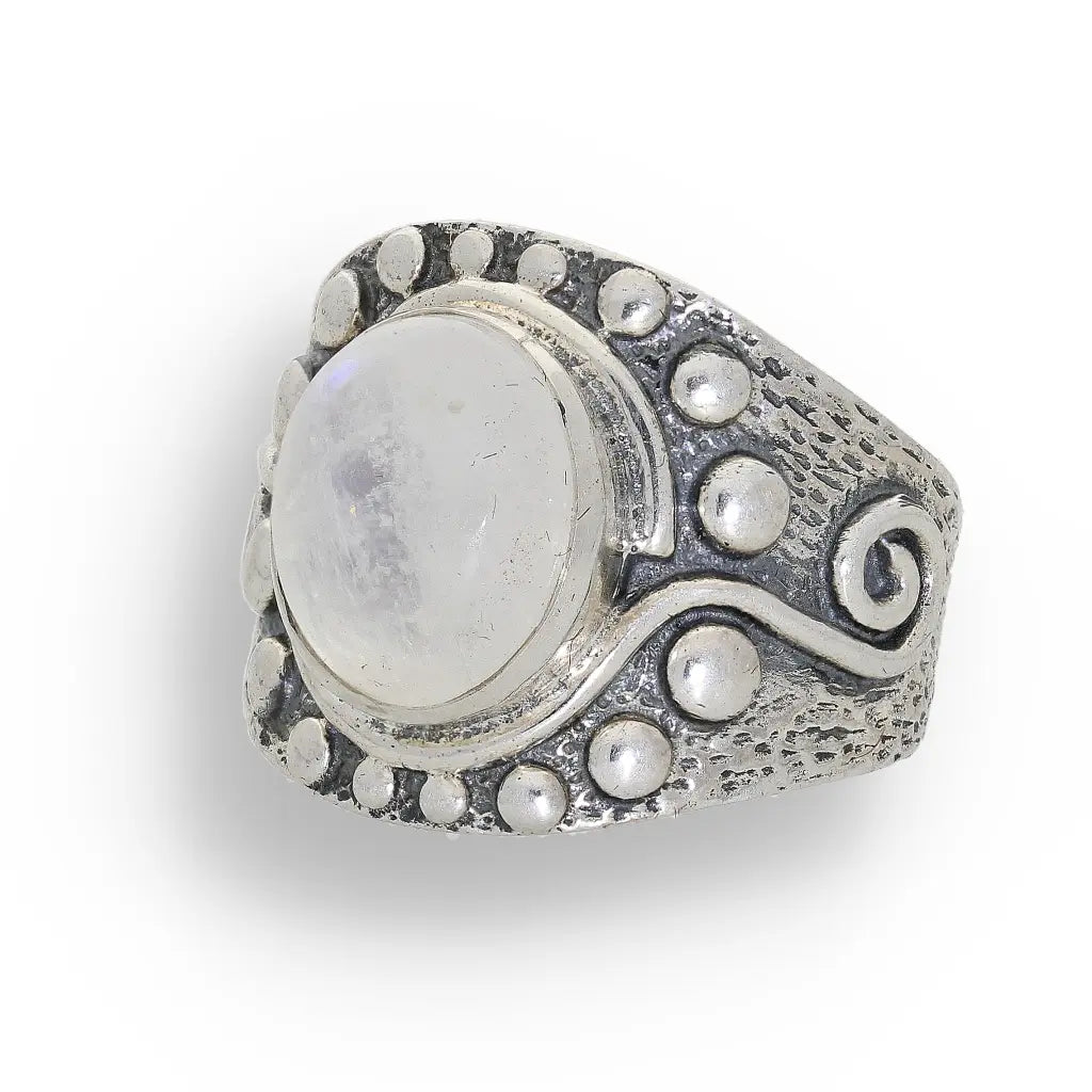 Buy your Moonstone Radiance: Whimsical Wave Ring online now or in store at Forever Gems in Franschhoek, South Africa