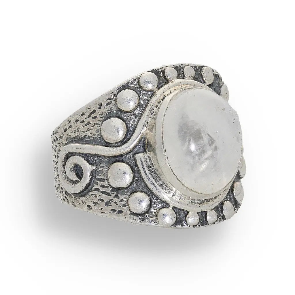 Buy your Moonstone Radiance: Whimsical Wave Ring online now or in store at Forever Gems in Franschhoek, South Africa