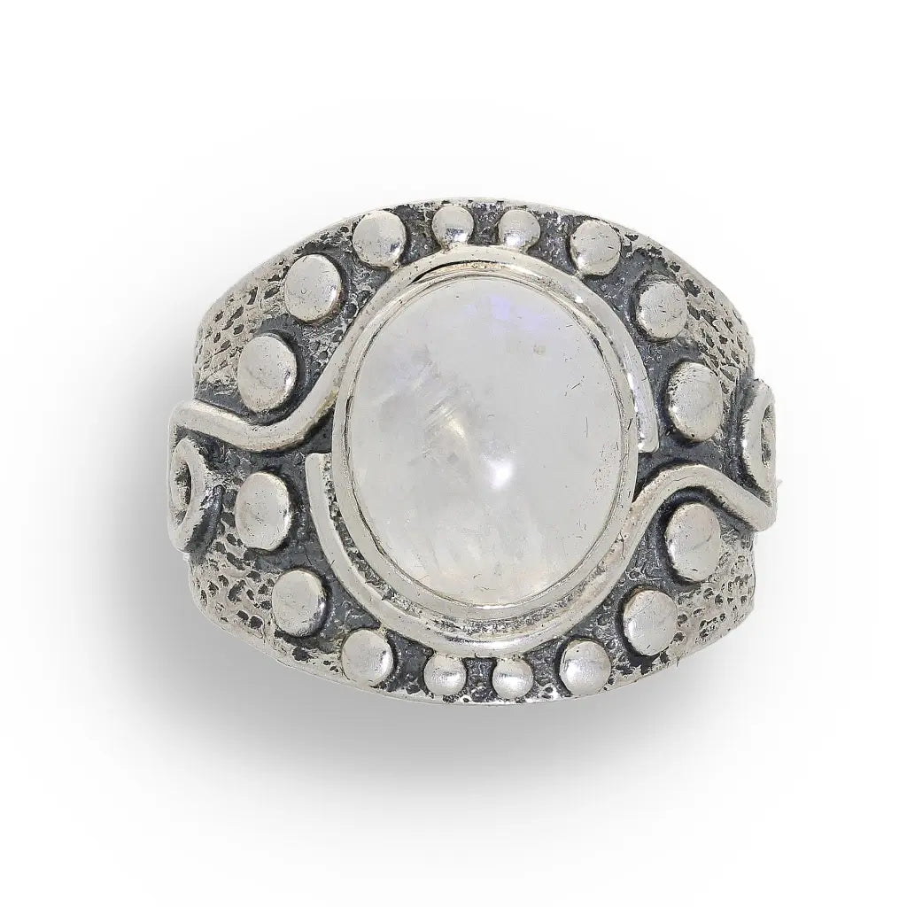 Buy your Moonstone Radiance: Whimsical Wave Ring online now or in store at Forever Gems in Franschhoek, South Africa