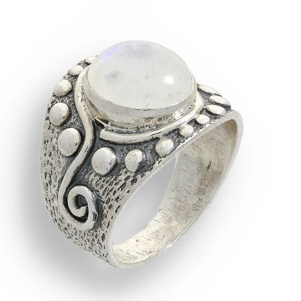 Buy your Moonstone Radiance: Whimsical Wave Ring online now or in store at Forever Gems in Franschhoek, South Africa
