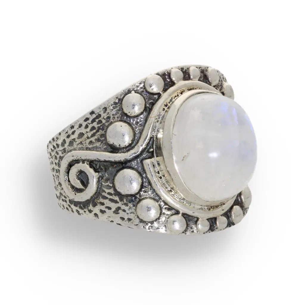 Buy your Moonstone Radiance: Whimsical Wave Ring online now or in store at Forever Gems in Franschhoek, South Africa