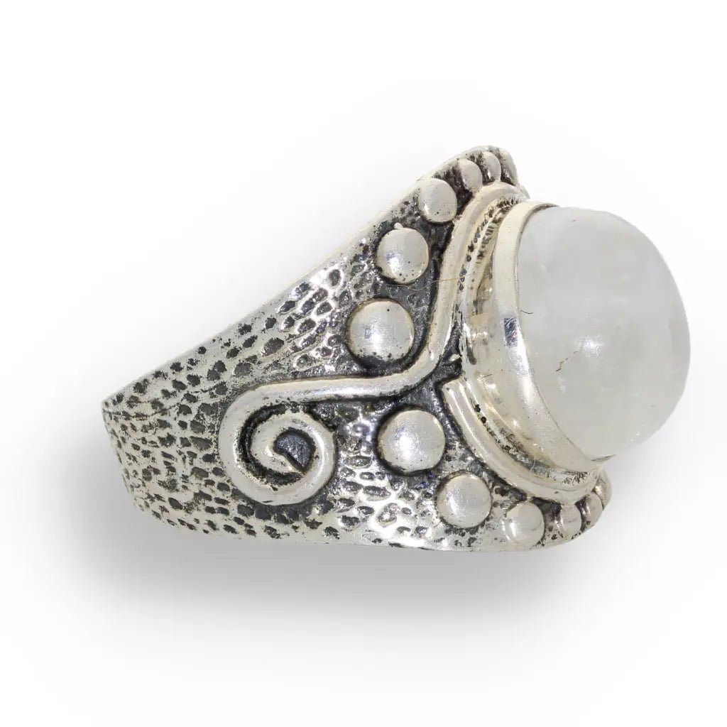 Buy your Moonstone Radiance: Whimsical Wave Ring online now or in store at Forever Gems in Franschhoek, South Africa