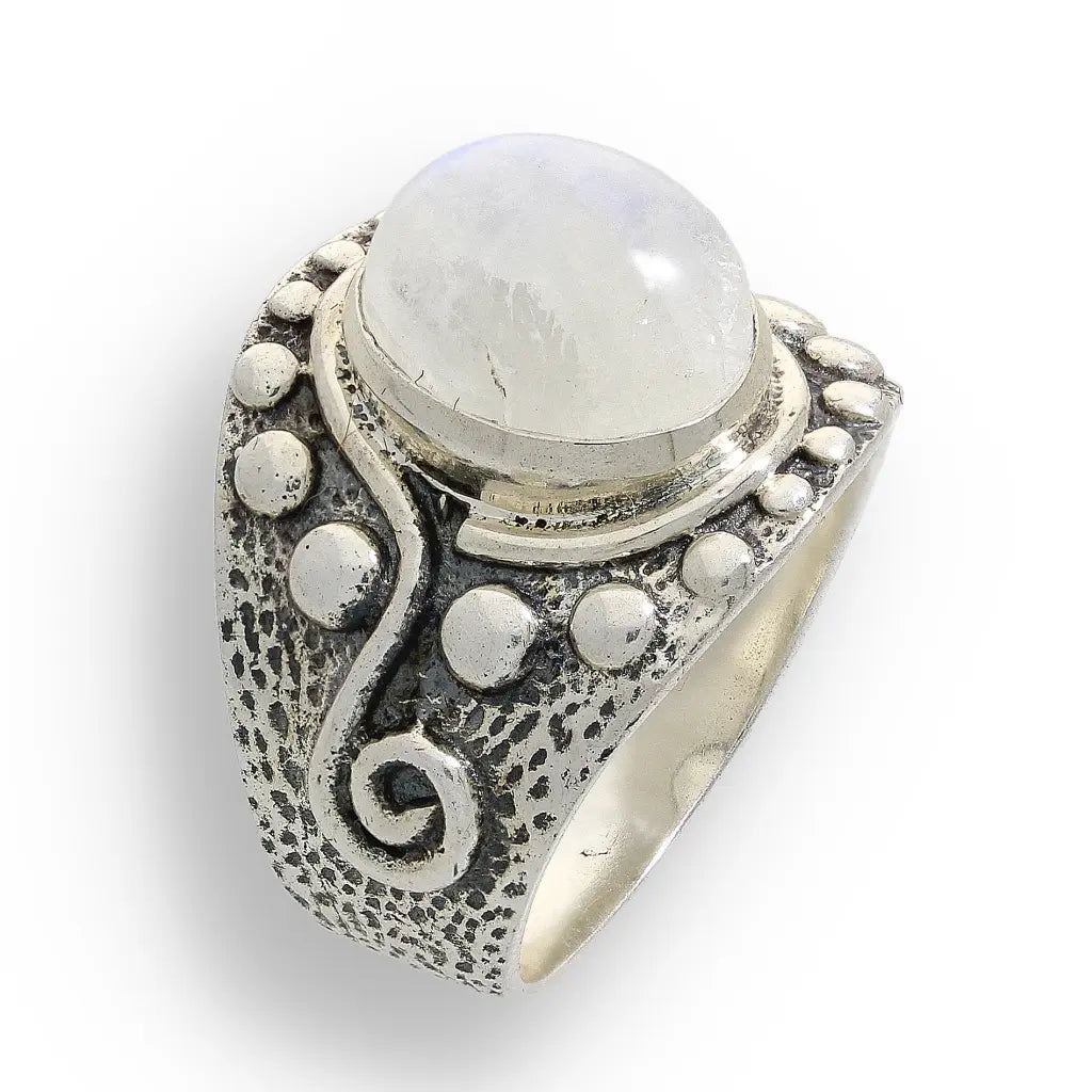 Buy your Moonstone Radiance: Whimsical Wave Ring online now or in store at Forever Gems in Franschhoek, South Africa