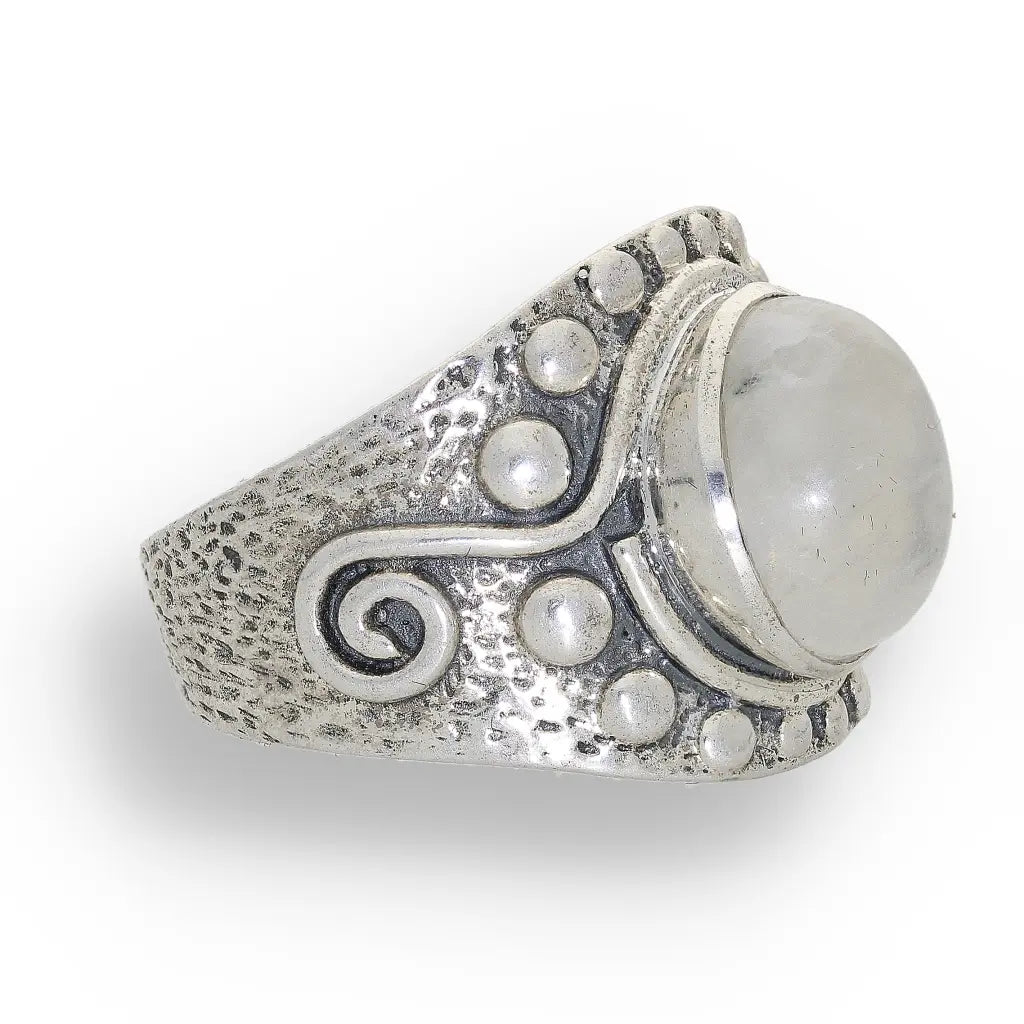 Buy your Moonstone Radiance: Whimsical Wave Ring online now or in store at Forever Gems in Franschhoek, South Africa