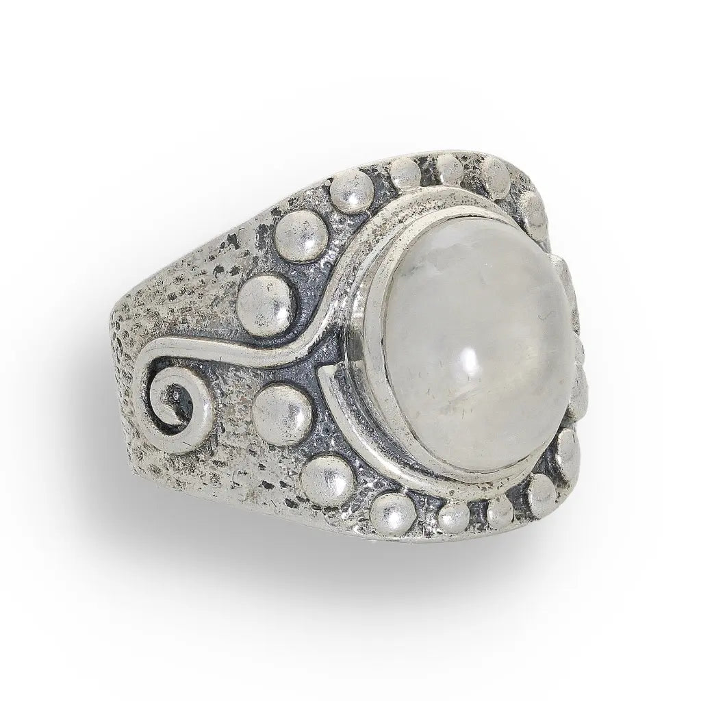 Buy your Moonstone Radiance: Whimsical Wave Ring online now or in store at Forever Gems in Franschhoek, South Africa