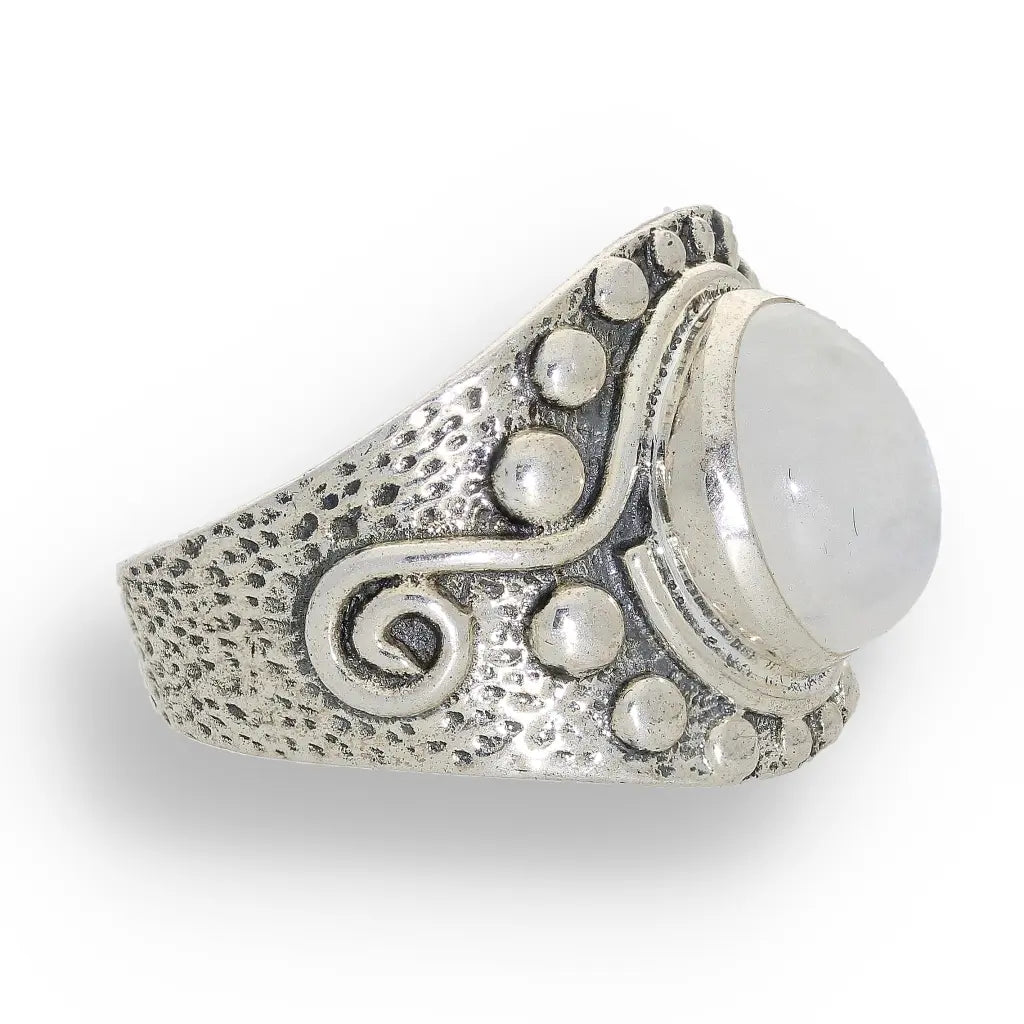Buy your Moonstone Radiance: Whimsical Wave Ring online now or in store at Forever Gems in Franschhoek, South Africa