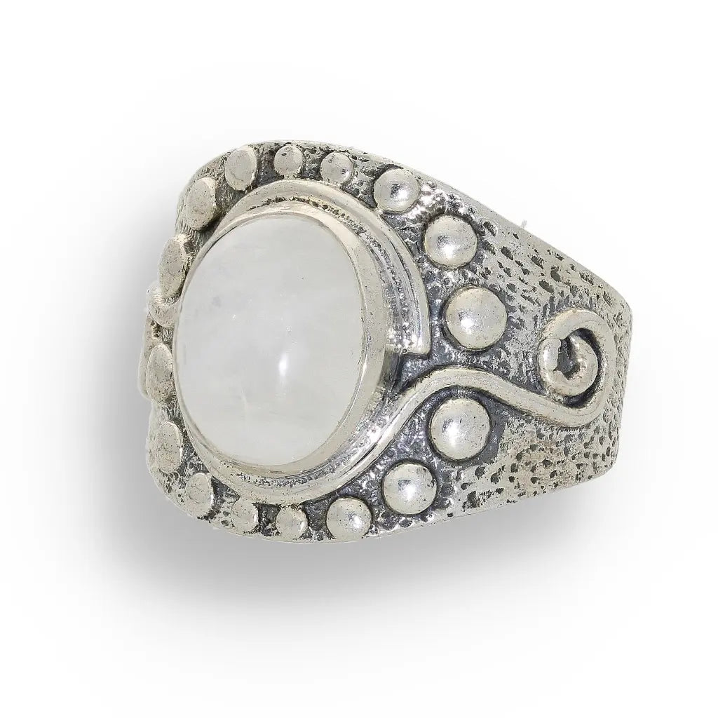 Buy your Moonstone Radiance: Whimsical Wave Ring online now or in store at Forever Gems in Franschhoek, South Africa
