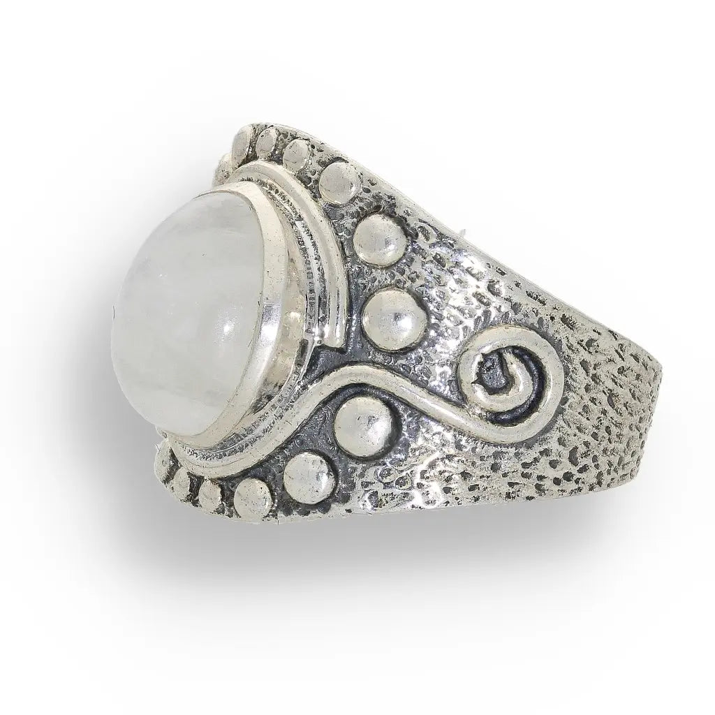 Buy your Moonstone Radiance: Whimsical Wave Ring online now or in store at Forever Gems in Franschhoek, South Africa