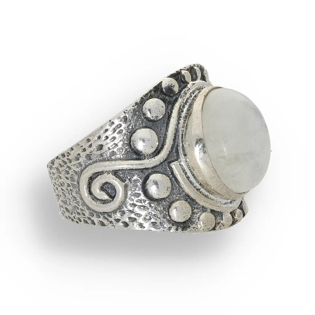 Buy your Moonstone Radiance: Whimsical Wave Ring online now or in store at Forever Gems in Franschhoek, South Africa