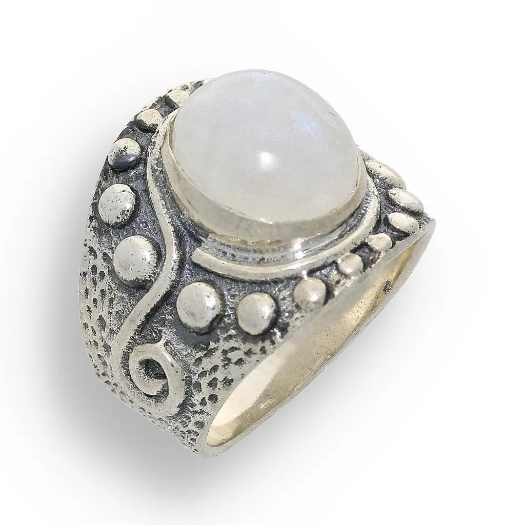 Buy your Moonstone Radiance: Whimsical Wave Ring online now or in store at Forever Gems in Franschhoek, South Africa