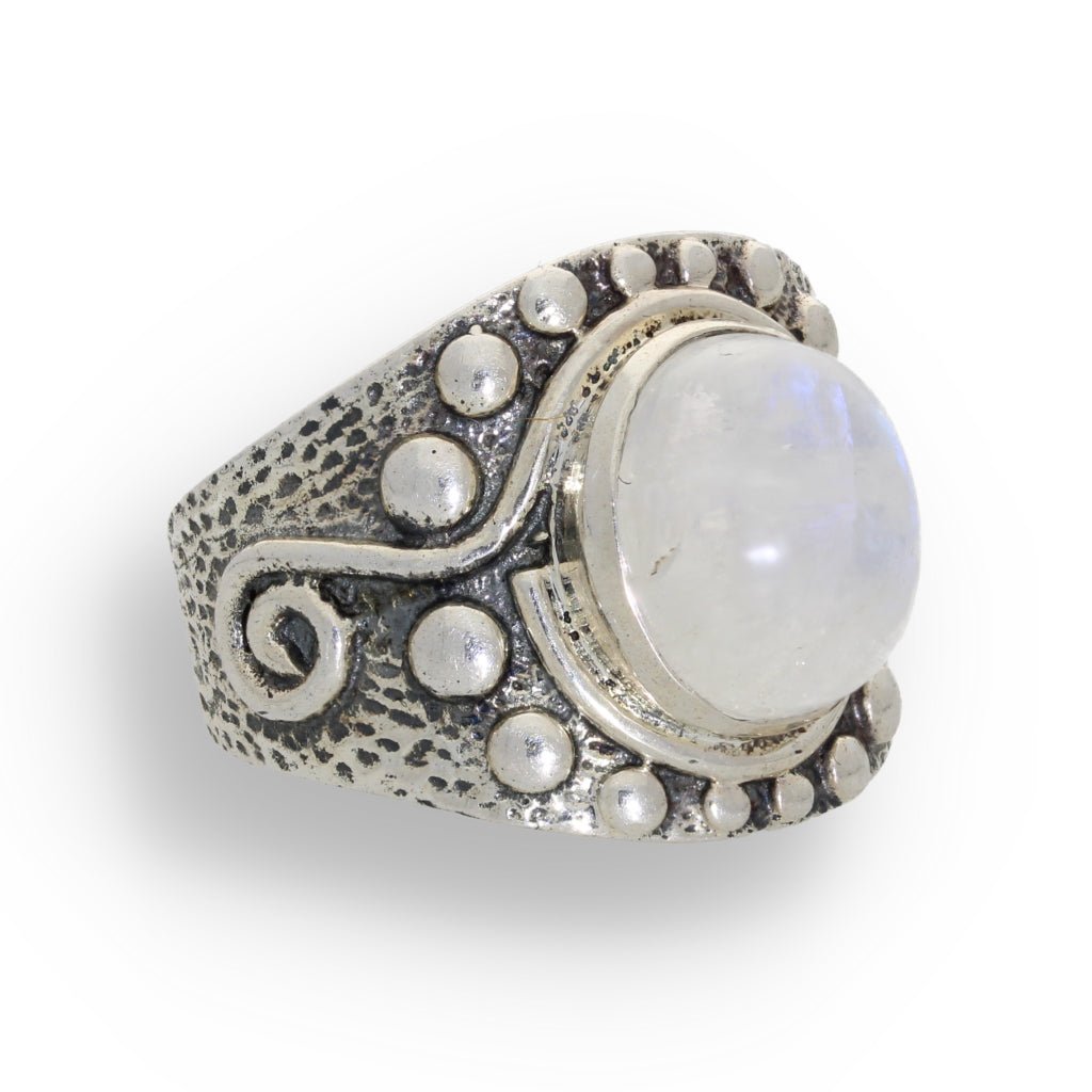 Buy your Moonstone Radiance: Whimsical Wave Ring online now or in store at Forever Gems in Franschhoek, South Africa
