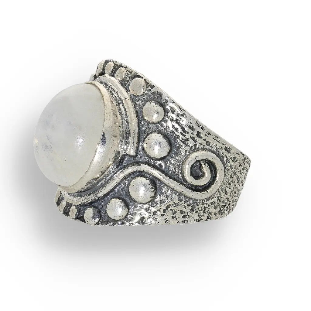 Buy your Moonstone Radiance: Whimsical Wave Ring online now or in store at Forever Gems in Franschhoek, South Africa