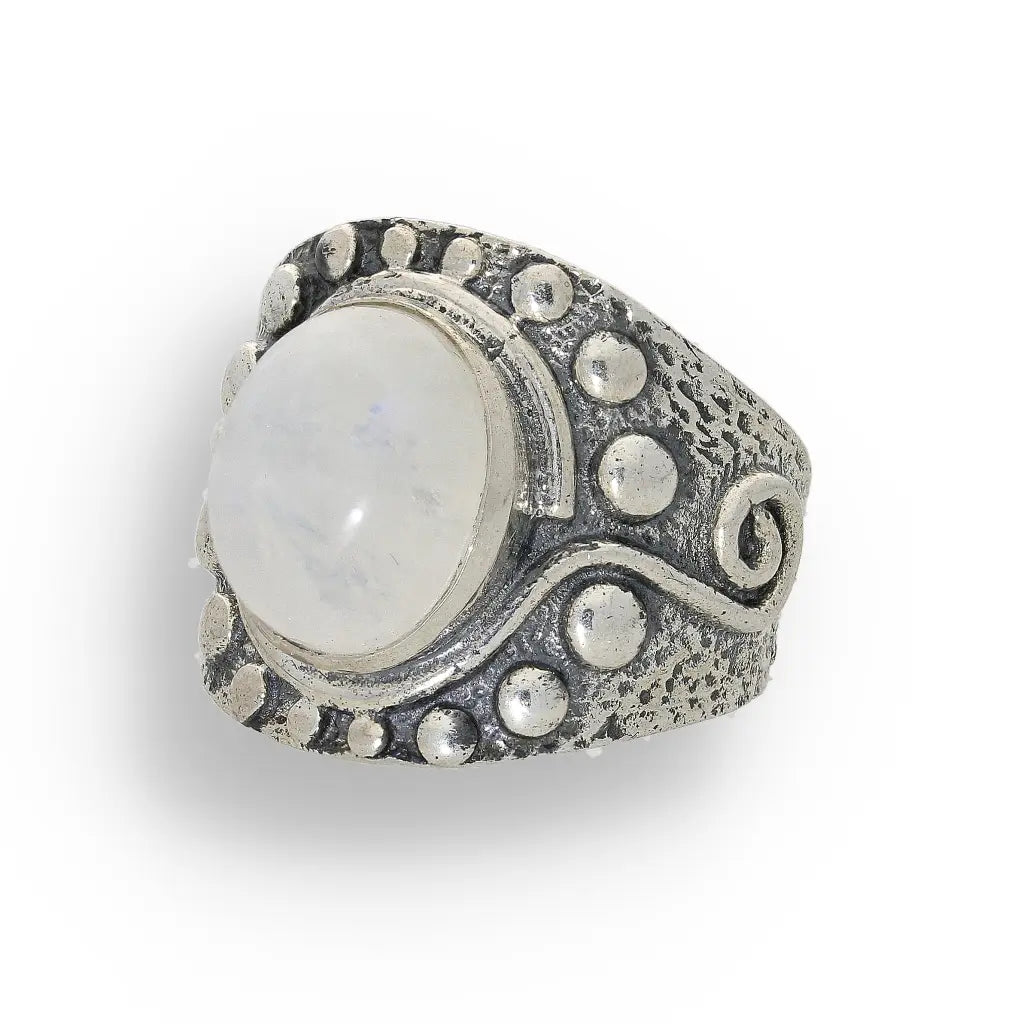 Buy your Moonstone Radiance: Whimsical Wave Ring online now or in store at Forever Gems in Franschhoek, South Africa