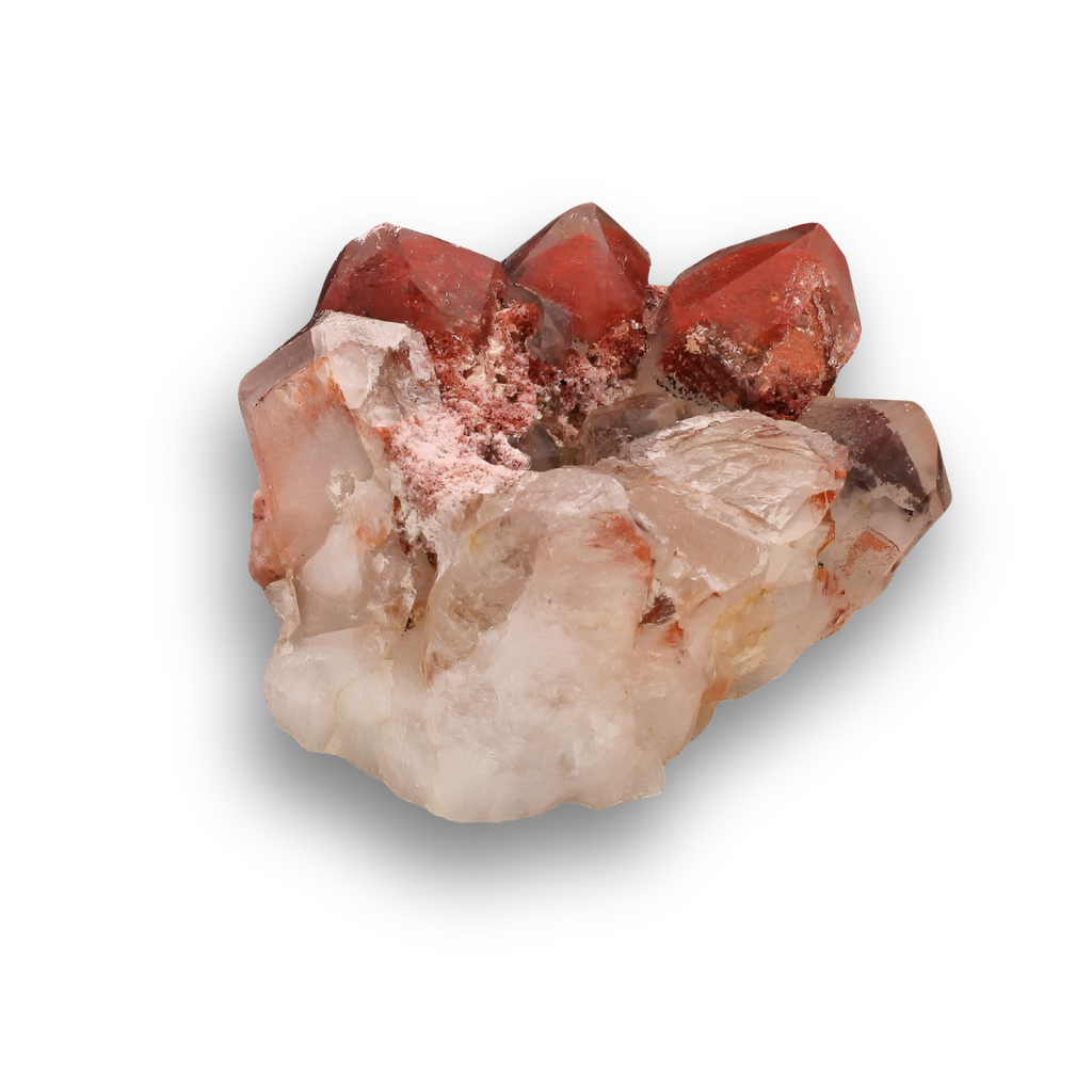 Get your Orange River Phantom Quartz Crystal Small Cluster online now or in store at Forever Gems in Franschhoek, South Africa