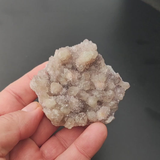 Prasiolite and Amethyst Crystal Cluster: Northern Cape Gem