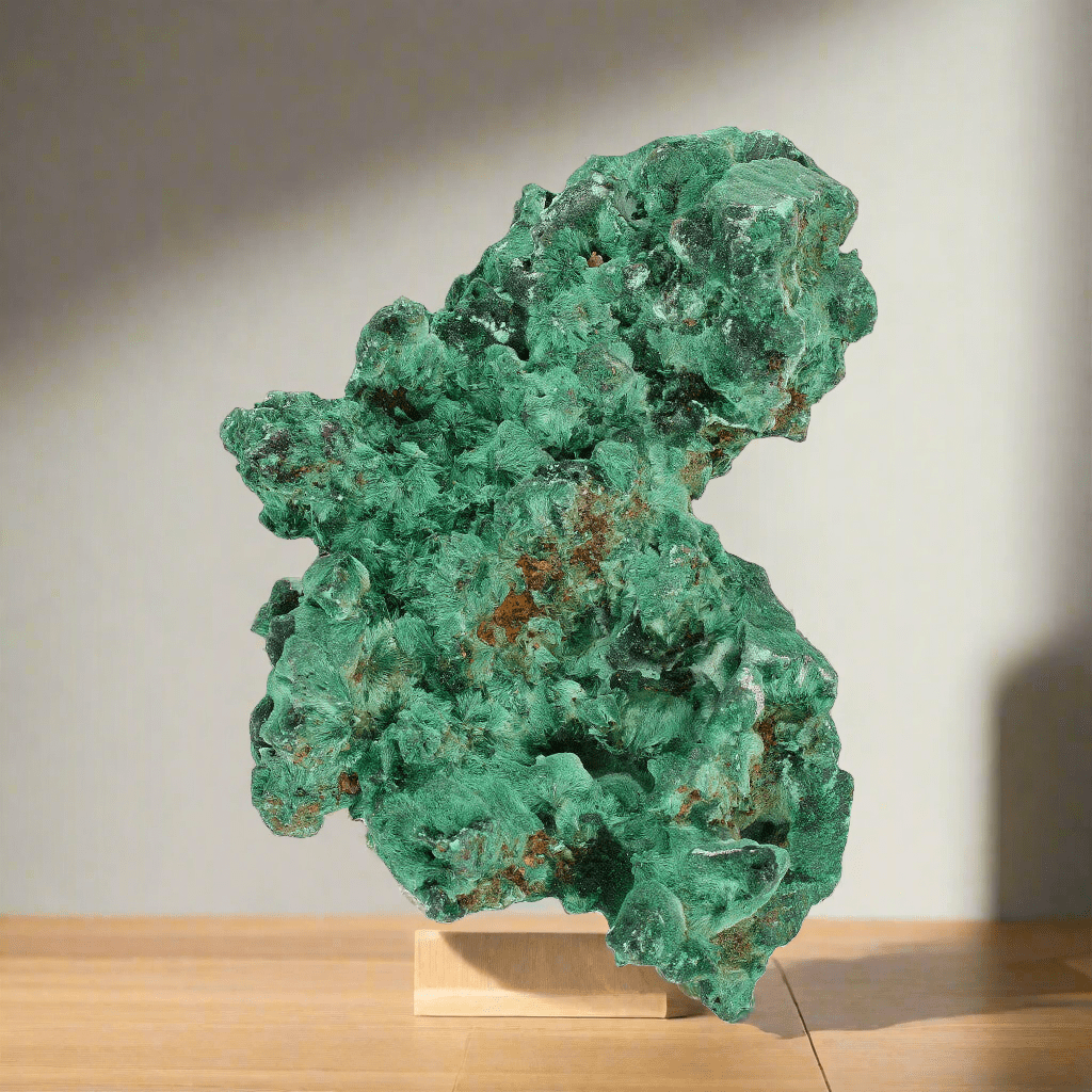 Get your Silky Fibrous Malachite from the Legendary Miringi Mine online now or in store at Forever Gems in Franschhoek, South Africa