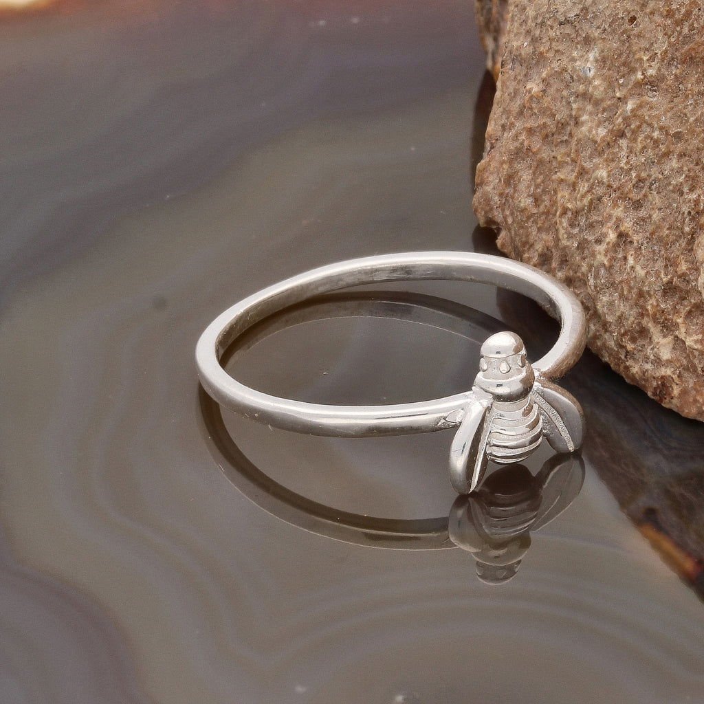 Get your Small Bee Sterling Silver Ring online now or in store at Forever Gems in Franschhoek, South Africa