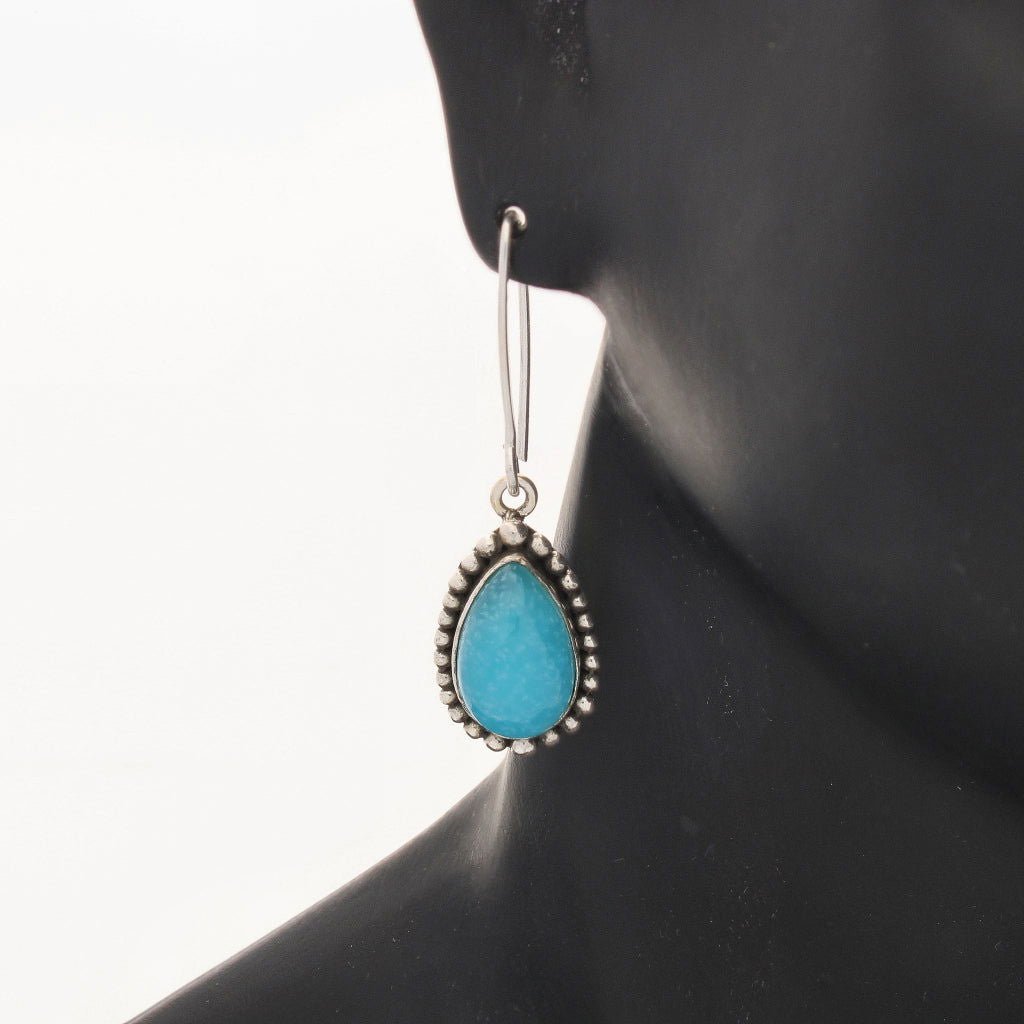 Get your Smithsonite Sterling Silver Earrings online now or in store at Forever Gems in Franschhoek, South Africa