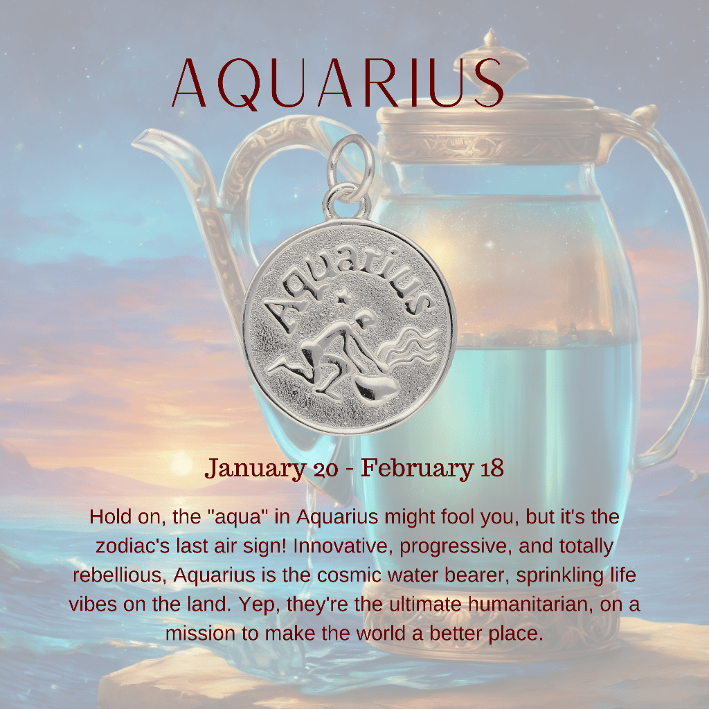 Get your Aquarius Constellation Necklace: 20 January - 18 February online now or in store at Forever Gems in Franschhoek, South Africa