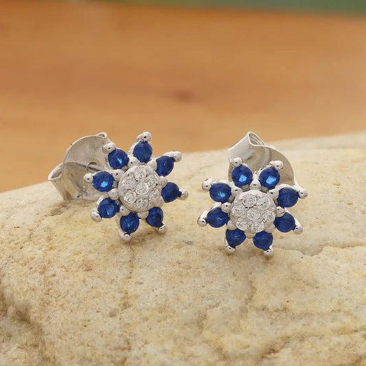 Get your Sterling Silver Floral Studs Earrings online now or in store at Forever Gems in Franschhoek, South Africa