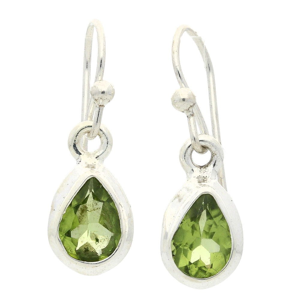 Get your Teardrop Brilliance: Faceted Peridot Earrings online now or in store at Forever Gems in Franschhoek, South Africa