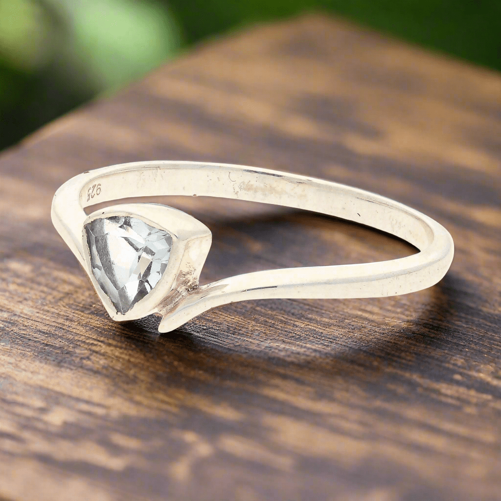 Buy your Timeless Treasures: Trillion Blue Topaz Ring online now or in store at Forever Gems in Franschhoek, South Africa
