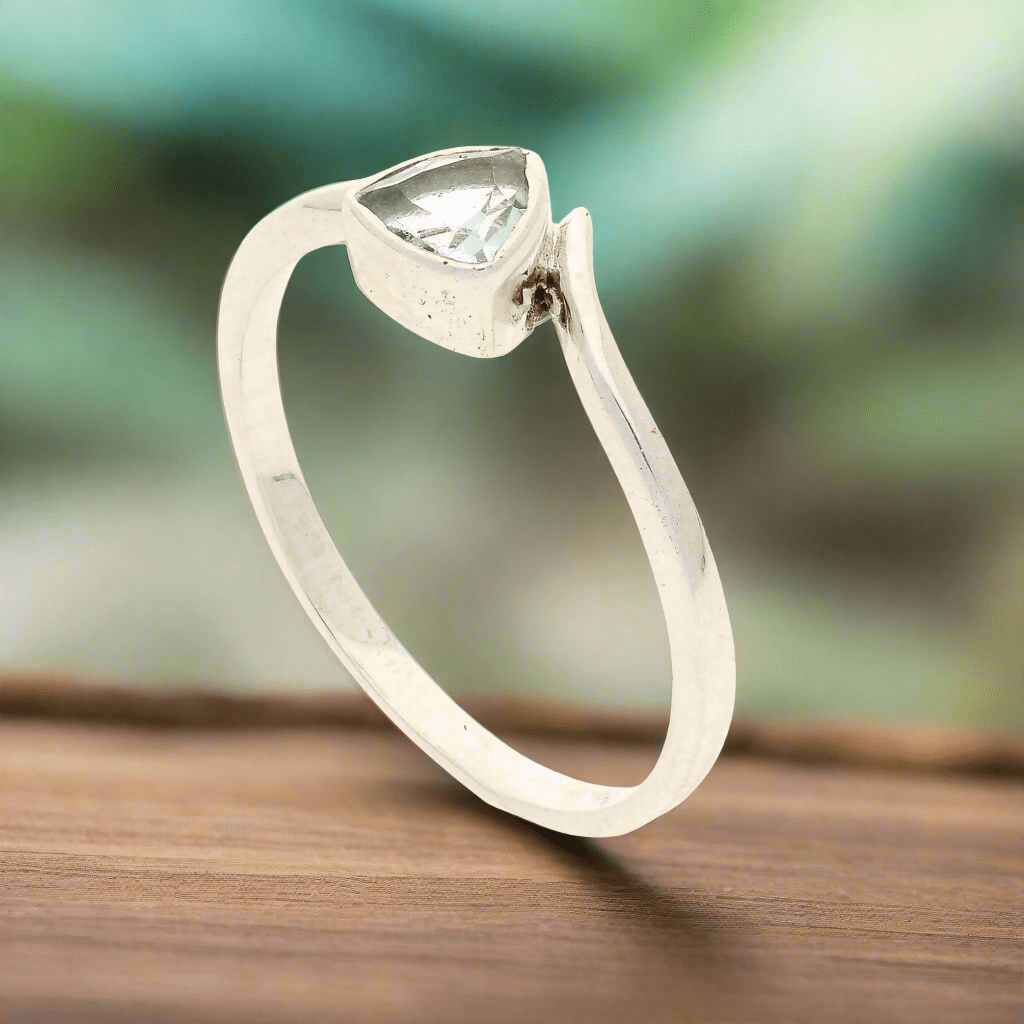 Buy your Timeless Treasures: Trillion Blue Topaz Ring online now or in store at Forever Gems in Franschhoek, South Africa