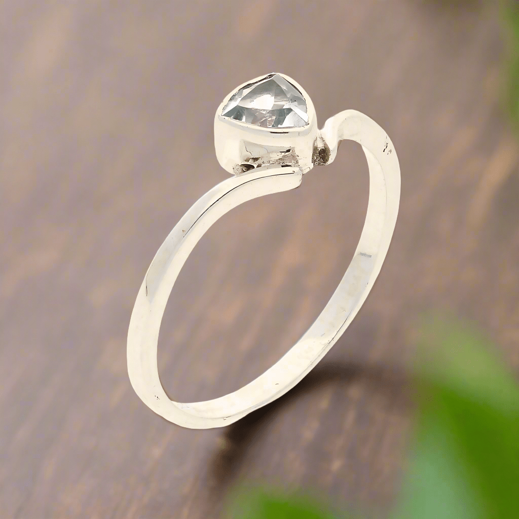 Buy your Timeless Treasures: Trillion Blue Topaz Ring online now or in store at Forever Gems in Franschhoek, South Africa