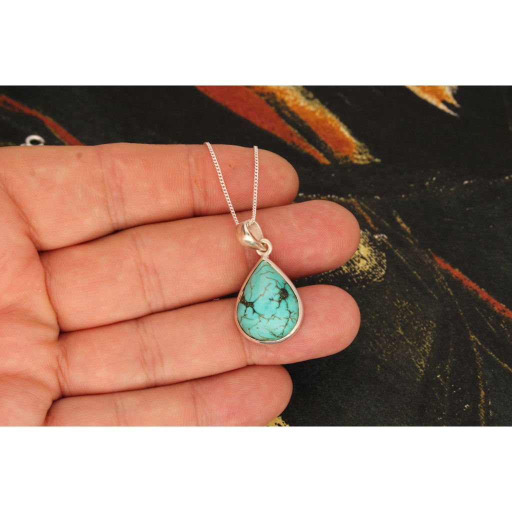Get your Turquoise Temptation: Sterling Silver Serenity Necklace online now or in store at Forever Gems in Franschhoek, South Africa