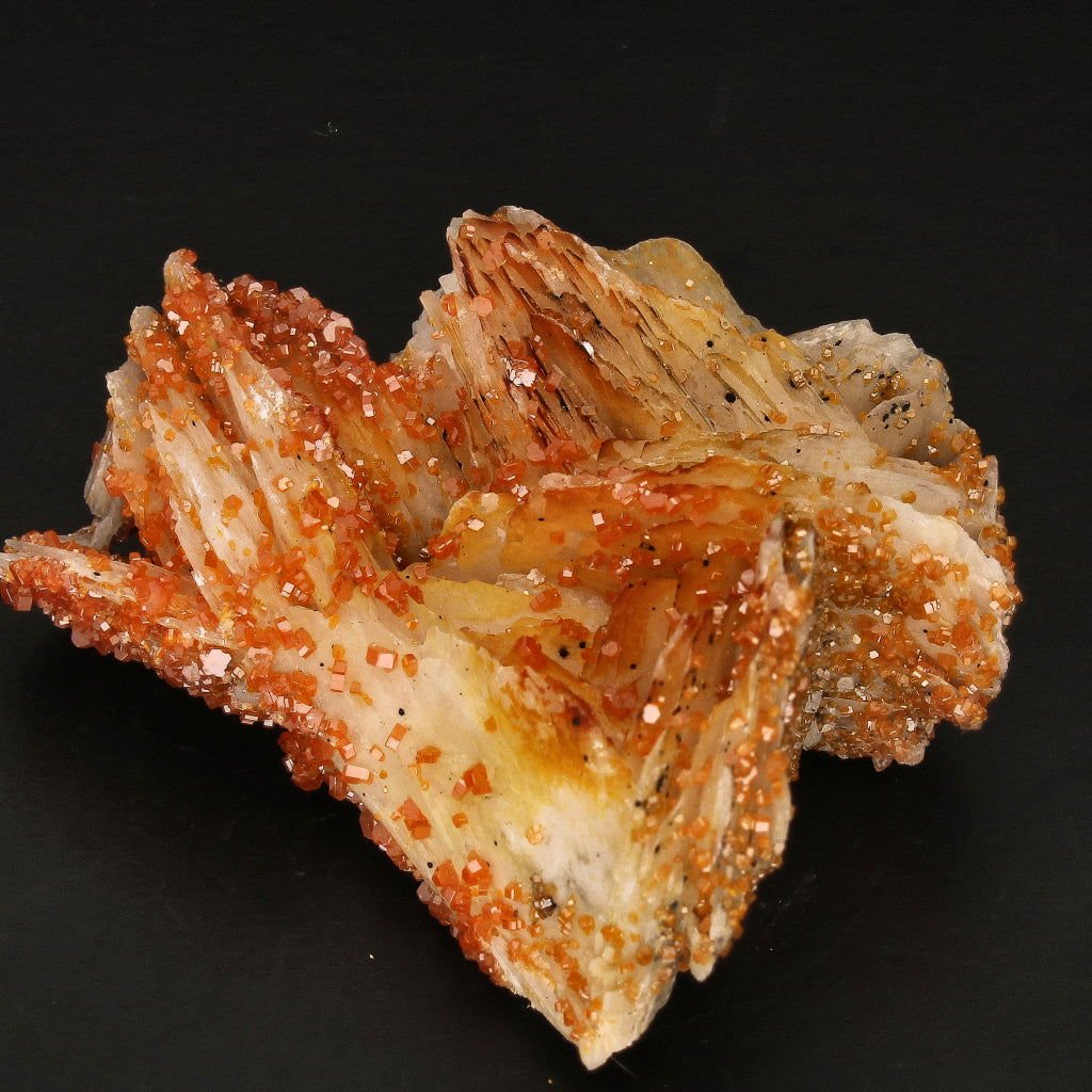 Get your Mesmerizing Vanadinite Crystals on Barite online now or in store at Forever Gems in Franschhoek, South Africa