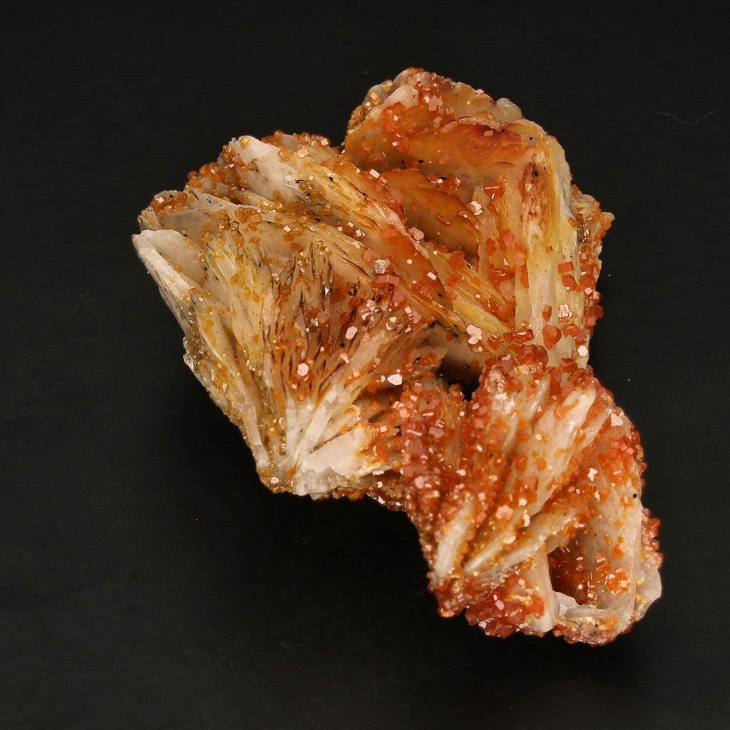 Get your Mesmerizing Vanadinite Crystals on Barite online now or in store at Forever Gems in Franschhoek, South Africa