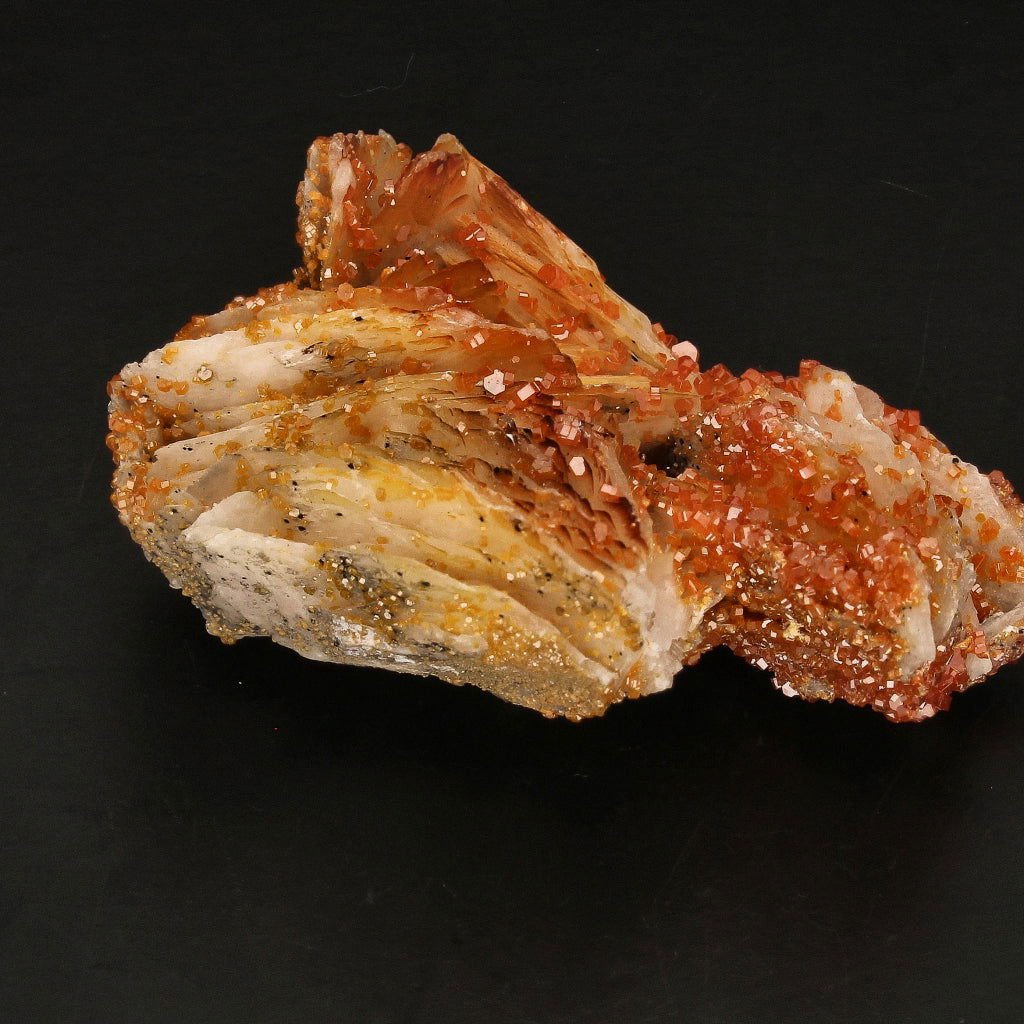 Get your Mesmerizing Vanadinite Crystals on Barite online now or in store at Forever Gems in Franschhoek, South Africa