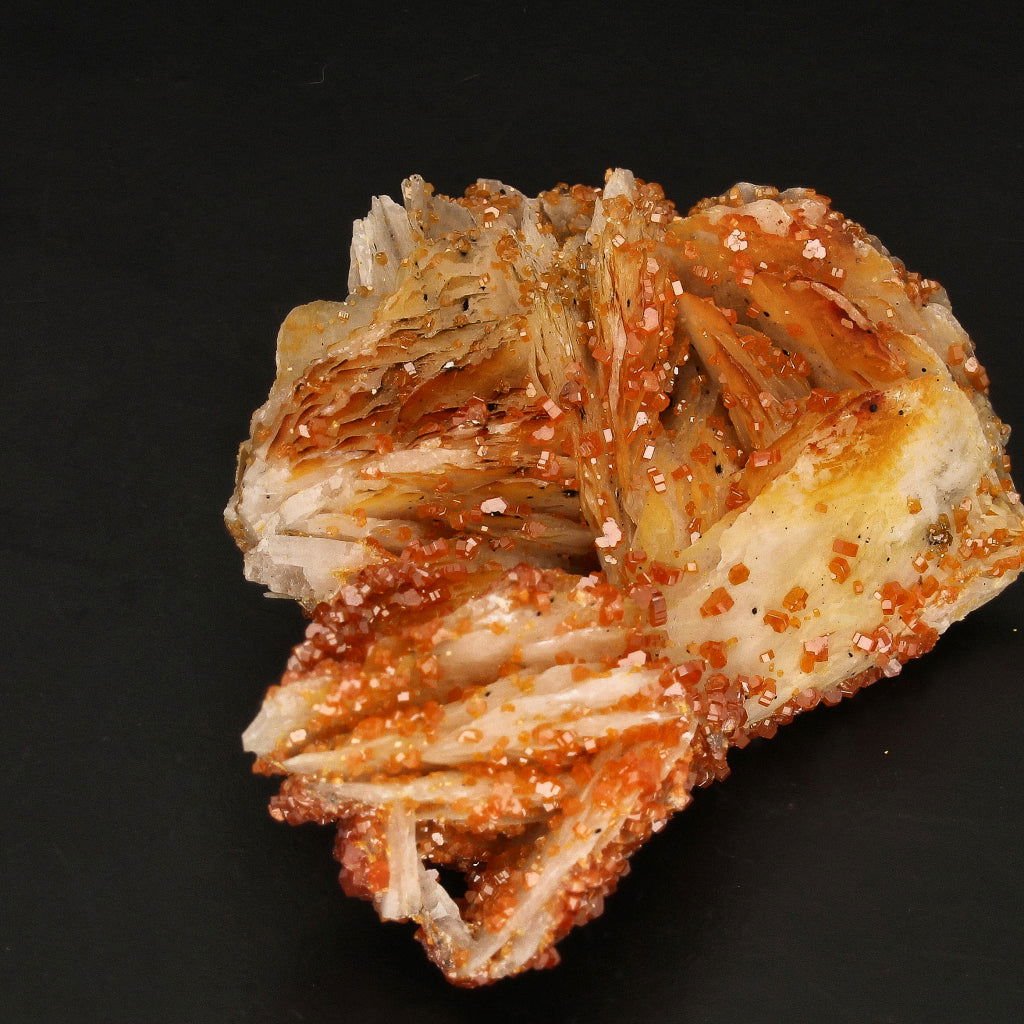 Get your Mesmerizing Vanadinite Crystals on Barite online now or in store at Forever Gems in Franschhoek, South Africa