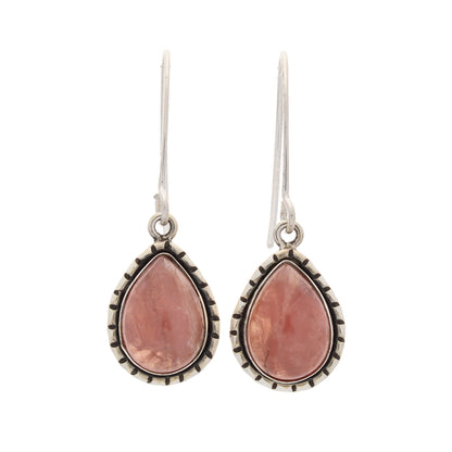 Buy your Rhodochrosite Sterling Silver Earrings online now or in store at Forever Gems in Franschhoek, South Africa