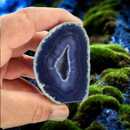 Buy your Agate Geode Blue online now or in store at Forever Gems in Franschhoek, South Africa