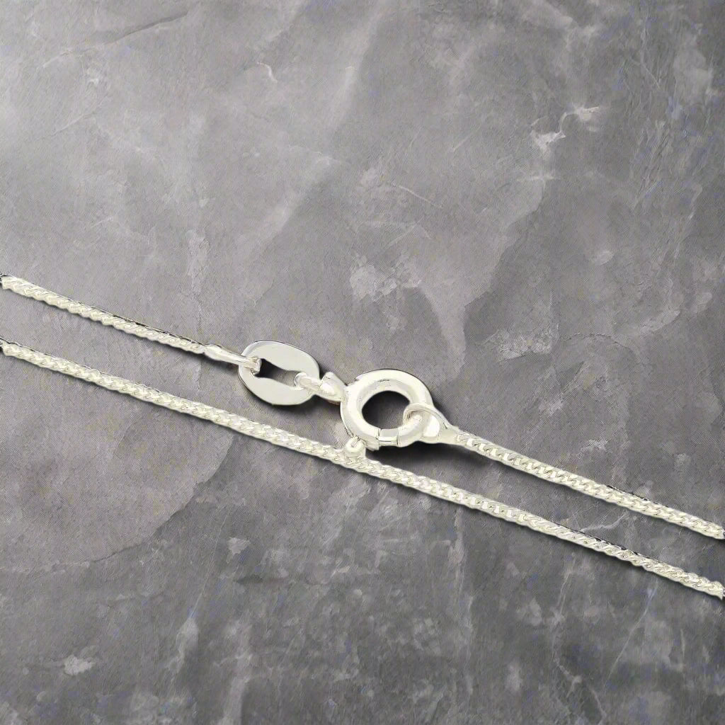 Buy your 45cm Sterling Silver Chain online now or in store at Forever Gems in Franschhoek, South Africa