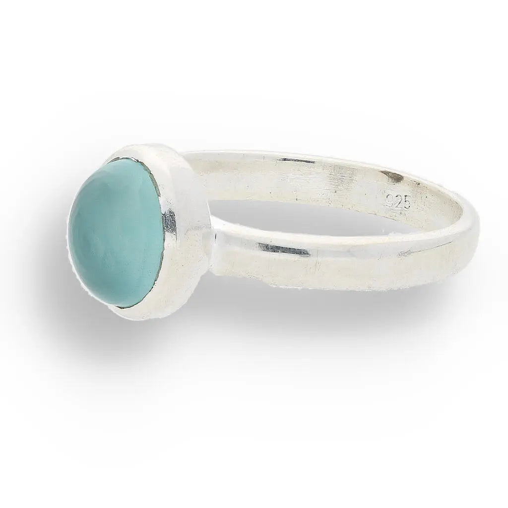 Buy your Blue Chalcedony Ring – Serenity & Self-Expression in Sterling Silver online now or in store at Forever Gems in Franschhoek, South Africa