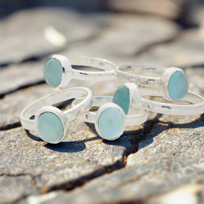 Buy your Blue Chalcedony Ring – Serenity & Self-Expression in Sterling Silver online now or in store at Forever Gems in Franschhoek, South Africa